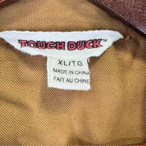 Tough Duck Canvas Chore Coat Snap Button Front Shacket Unisex Workwear - Picture 11 of 11